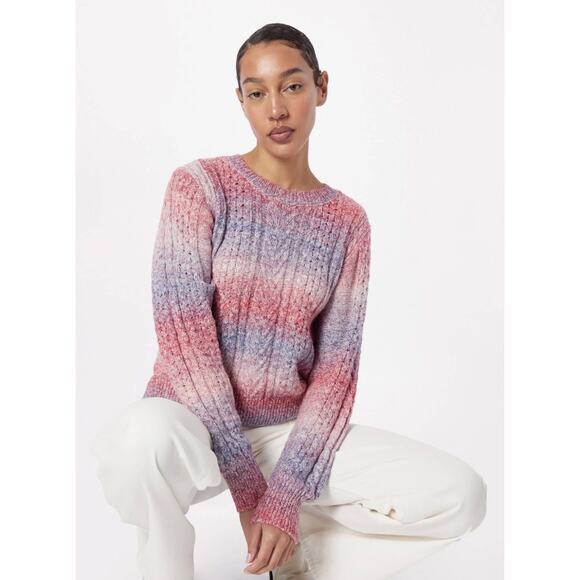 Scotch & Soda Amsterdam Women's Space Dye Ombre Stripe Sweater Size Medium - Picture 14 of 15